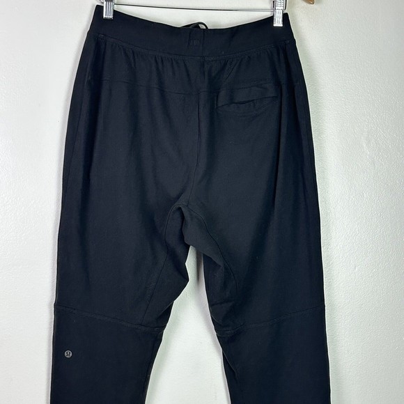 Lululemon Men's Sweatpants Drawstring 30X 31" Joggers Pockets  Black Size M - Picture 6 of 9